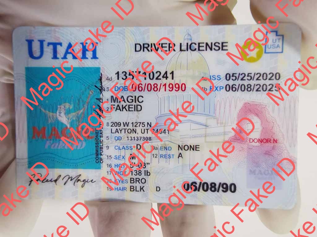 Utah Driver License - Magic Fake IDs | Scannable Fake IDS